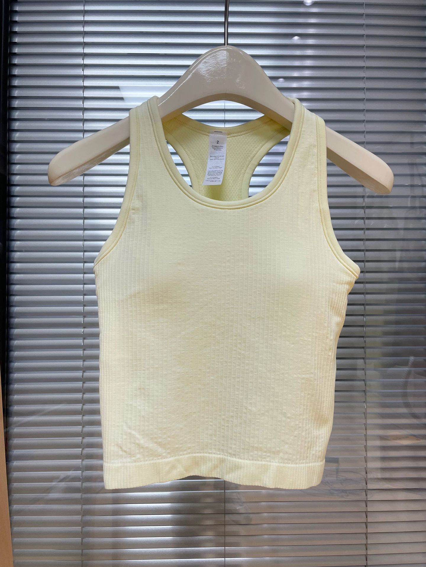 Short EBB vest with threaded chest pad, yoga top, breathable running and fitness suit, Pilates detachable for summer pic 23