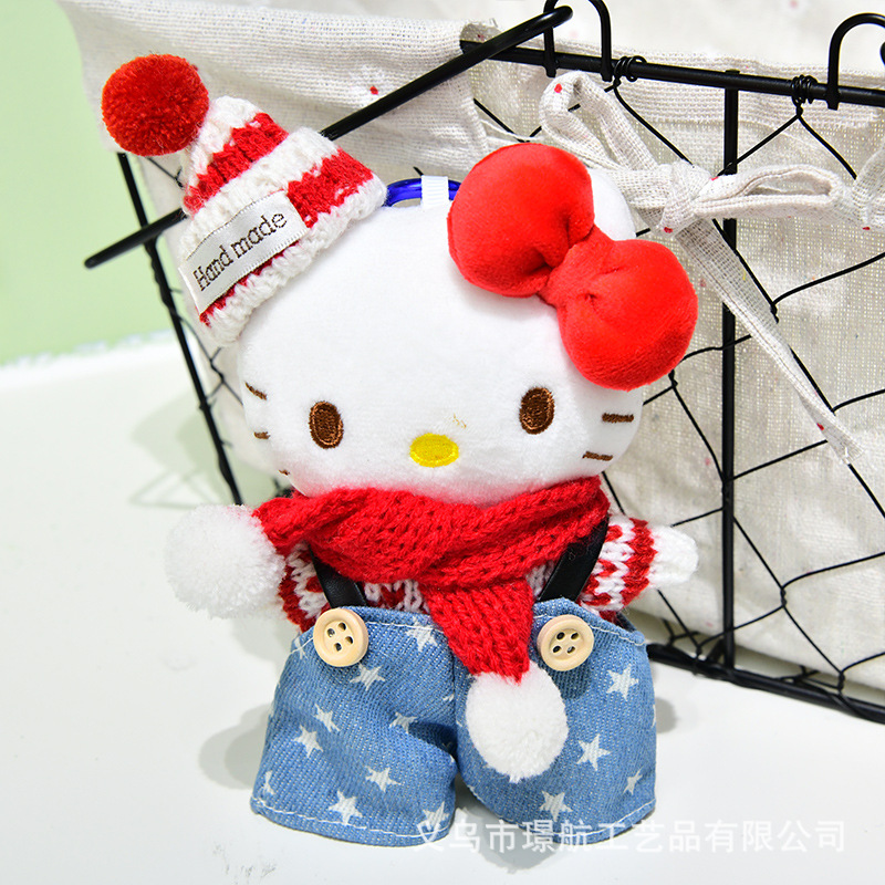 凯蒂猫小挂件可爱hellokitty毛绒公仔玩偶包包挂饰Kitty创意潮品详情3
