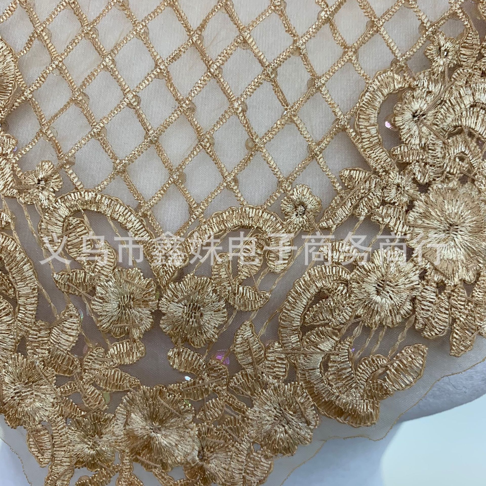 Heavy hand-sewn, beaded, diamond-encrusted, embroidered embroidered clothing accessories for wedding dresses and evening gowns pic 6