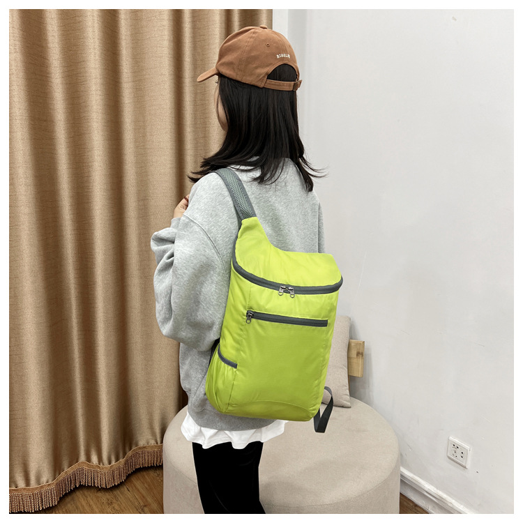 跨境新款户外折叠包轻便防泼旅行包健身运动背包大容量礼品双肩包详情16