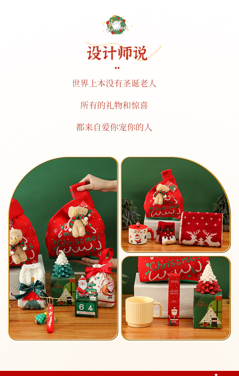 跨境新款创意圣诞节伴手礼幼儿园实用礼品套装商务送客户员工办公文化节日礼盒详情3