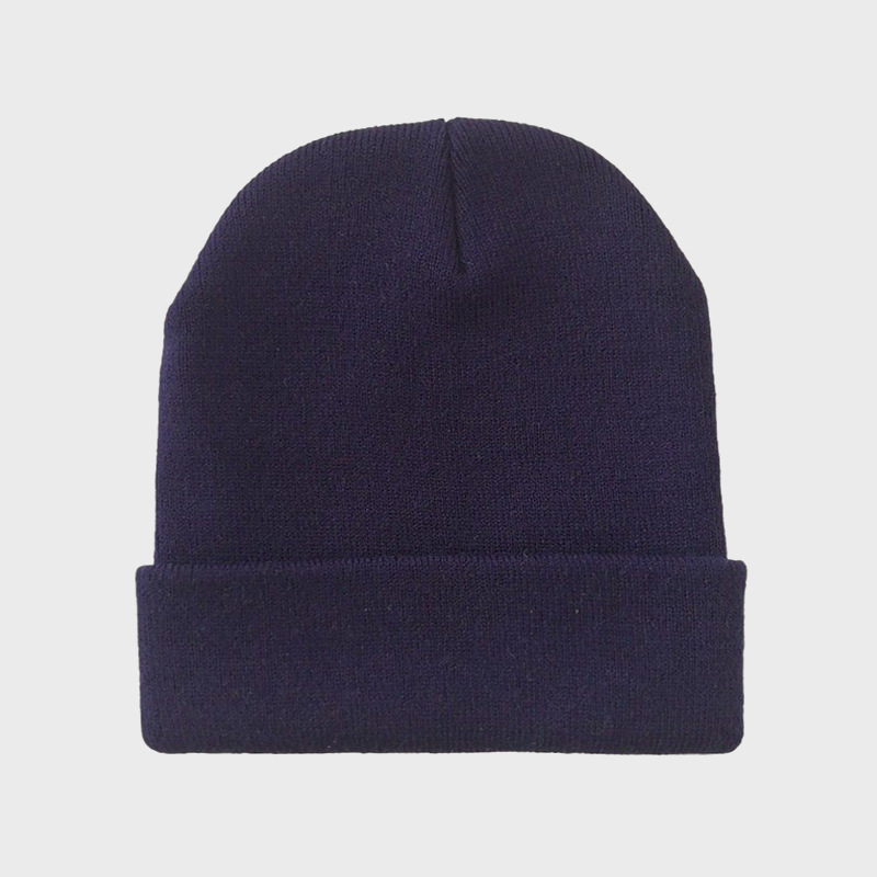 现货黑色针织帽男女纯色冷帽欧美保暖帽子荧光色毛线帽光板针织帽详情29