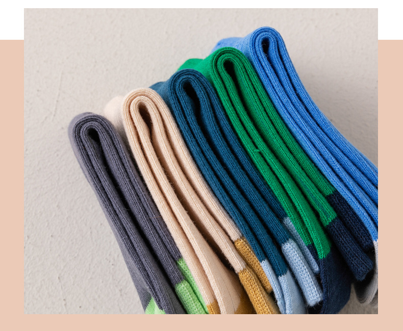 男童袜子秋冬儿童中大童棉袜男女孩春秋防臭童袜字母潮袜中筒袜详情26