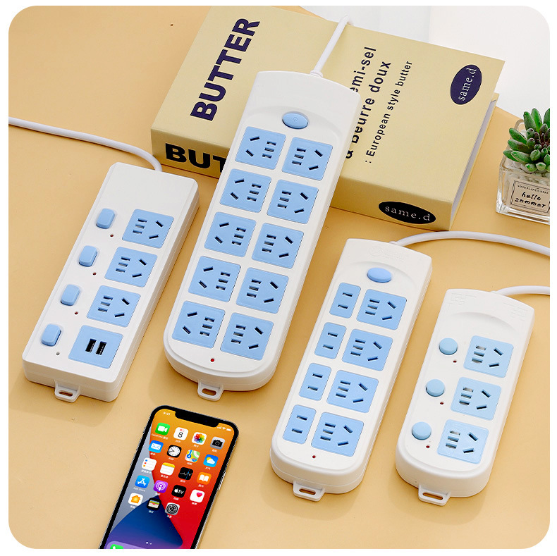 Wholesale of household multi-socket, multi-functional, multi-hole socket boards, power strips, power strips with wires, long power strips and sockets pic 10