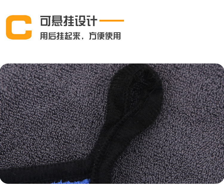 【 Chi Jia 】 500g car wash towel 30*40 double-sided dual-color car cleaning cloth, absorbent thickened car cleaning cloth pic 9