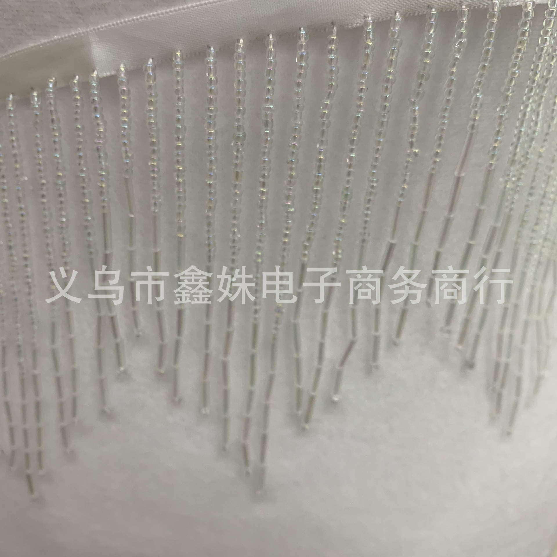 Glass tube, two-color lace, beaded, dance costume, tassel beads, clothing accessories and accessories pic 6