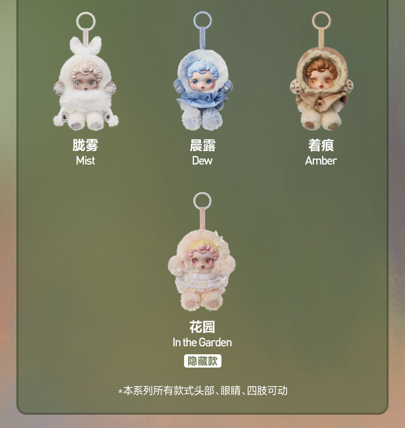 POPMART泡泡玛特SKULLPANDA光织园系列SP冬日乐章二代毛绒盲盒详情5