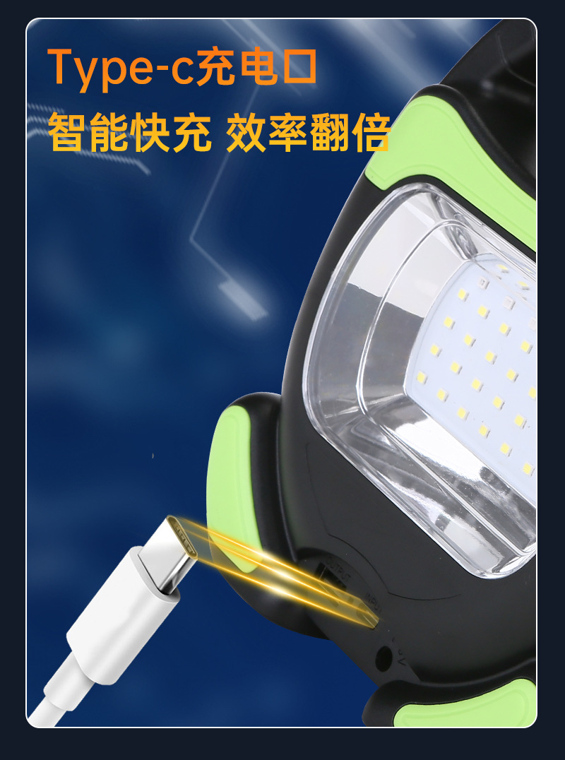 TY-8928 Factory price camp high-intensity lighting led work light, repair and charging, outdoor camping light, power bank pic 8