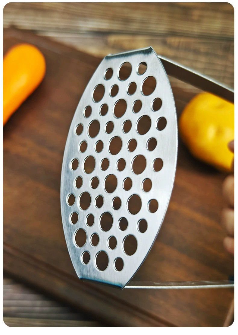 The stainless steel mud press, a commercial kitchen multi-functional potato paste crusher and a dedicated mud press tool, is selling well across borders pic 9