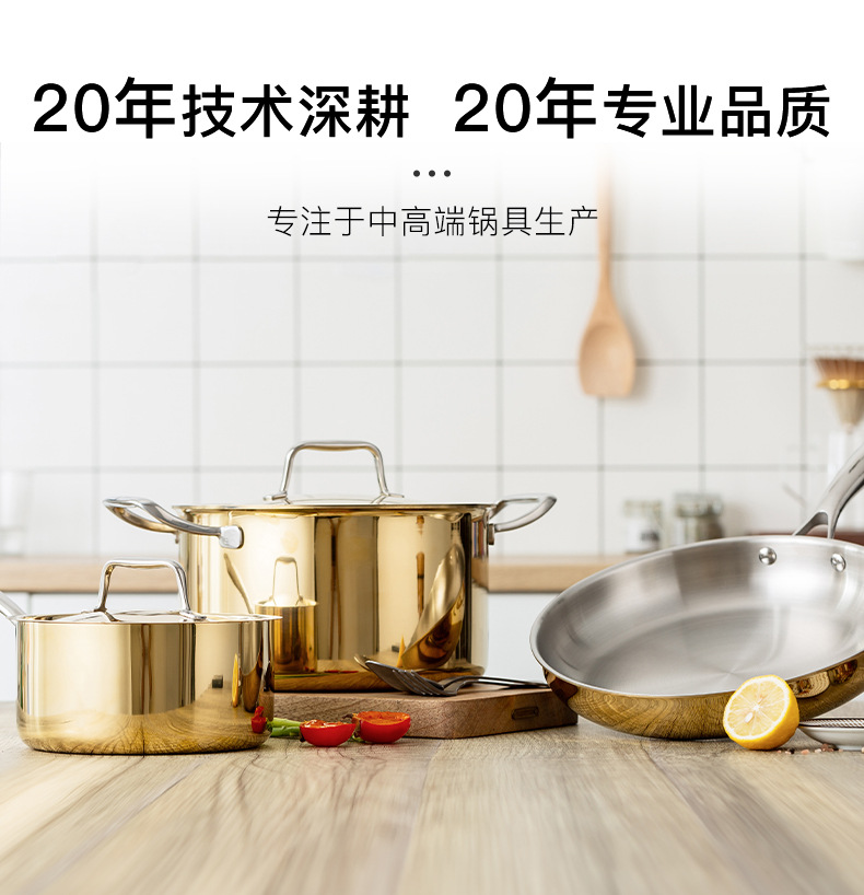 Factory direct sales 304 stainless steel soup pot, thickened uncoated steaming soup pot, large boiling pot, induction cooker pot, high-quality kitchenware pic 14