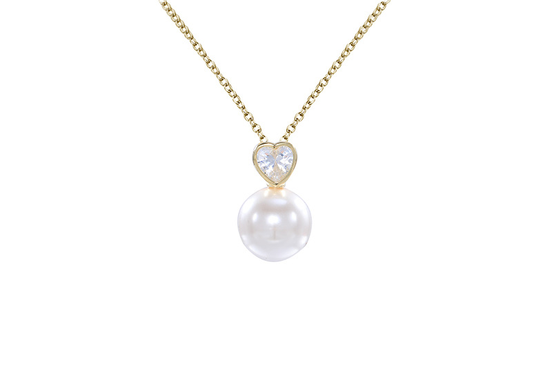 S925 All-silver Edison pearl pendant necklace, a versatile and high-end gift for women, simple and versatile, small and clear pic 12