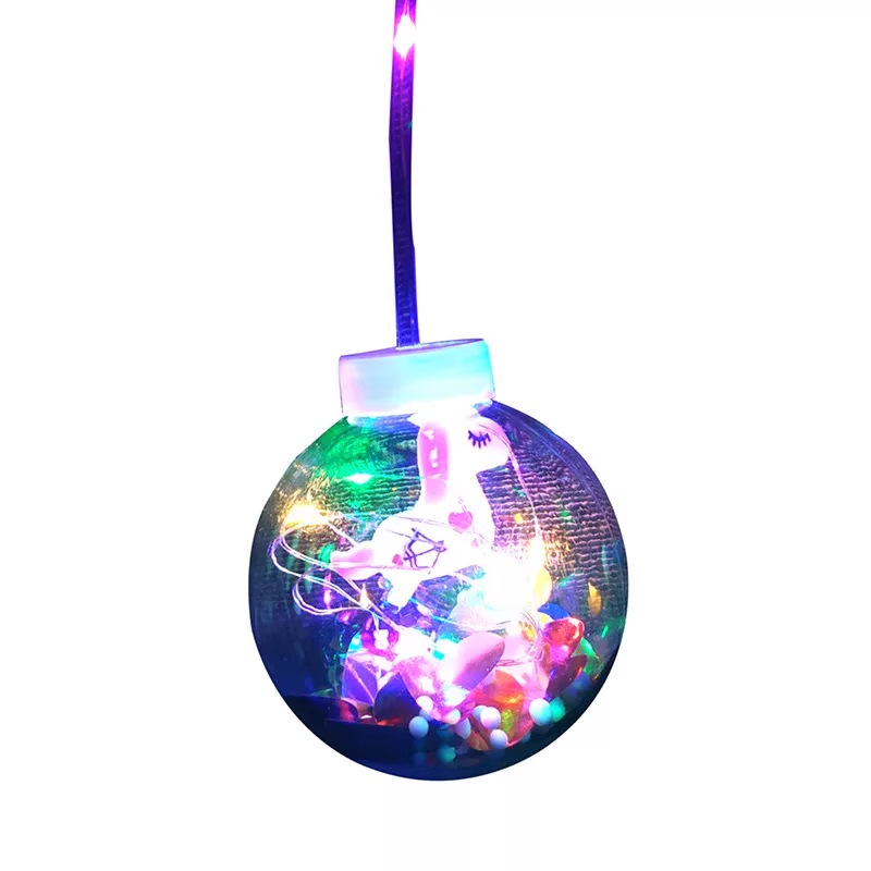 Internet-famous luminous hand-held bouncy ball lanterns, transparent flashing cartoon balls, night market square street stalls, Douyin cool toys pic 19