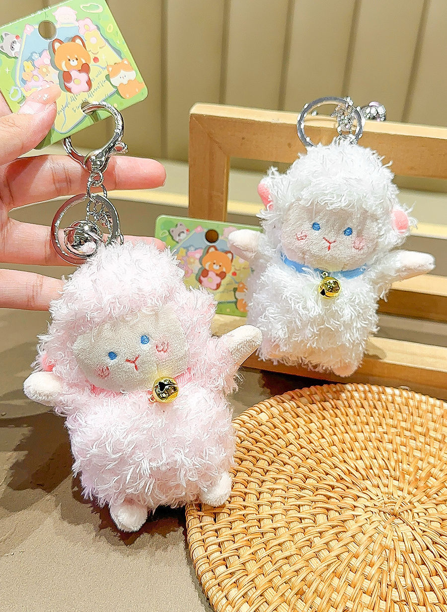 Wholesale of cute rabbit plush keychain pendants and gifts for best friends pic 8