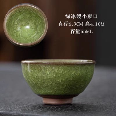 建盏原矿铁胎建阳水吉油滴兔毫一口杯小杯子批发茶具主人客杯茶盏详情15