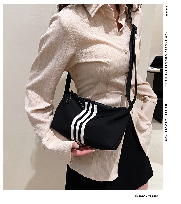 直播跨境货源外贸厂家新款休闲简约防水牛津尼龙布爆款斜挎包女包详情1