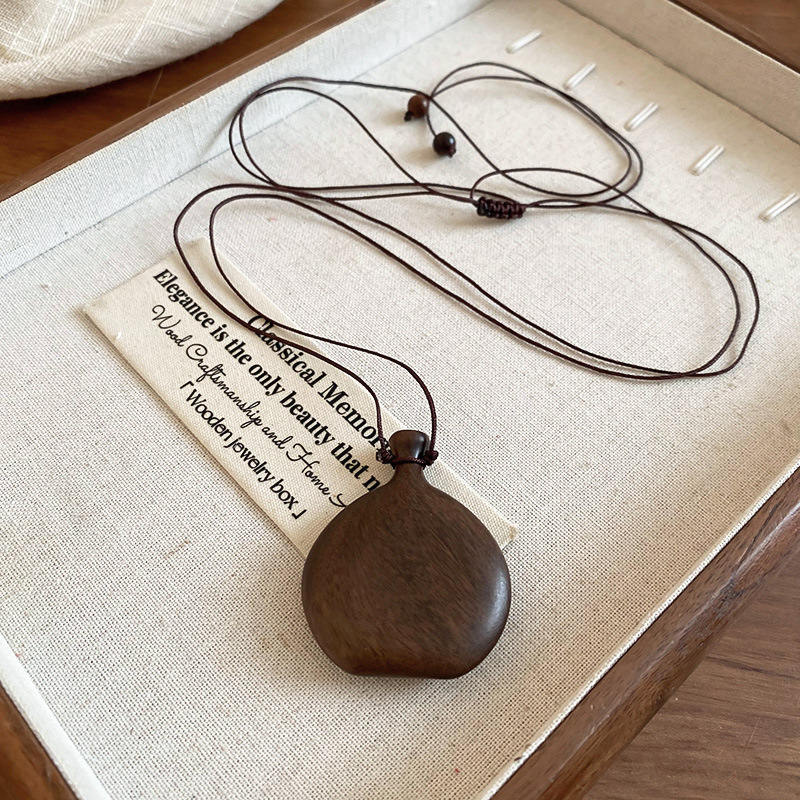 跨境复古民族风吊坠项链网红百搭高级感毛衣链小众简约饰品批发女详情11