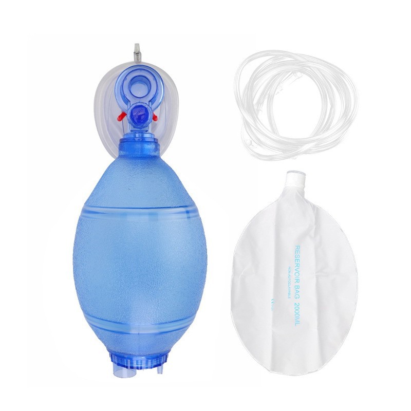PVC disposable simple respirators exclusively for foreign trade, reusable artificial resuscitation devices, first aid awakening balls pic 10