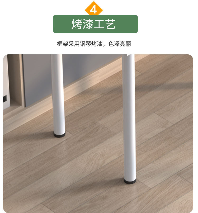Nordic minimalist study computer desk, simple small table, ins style long table, bedroom, home, dormitory, makeup table pic 9