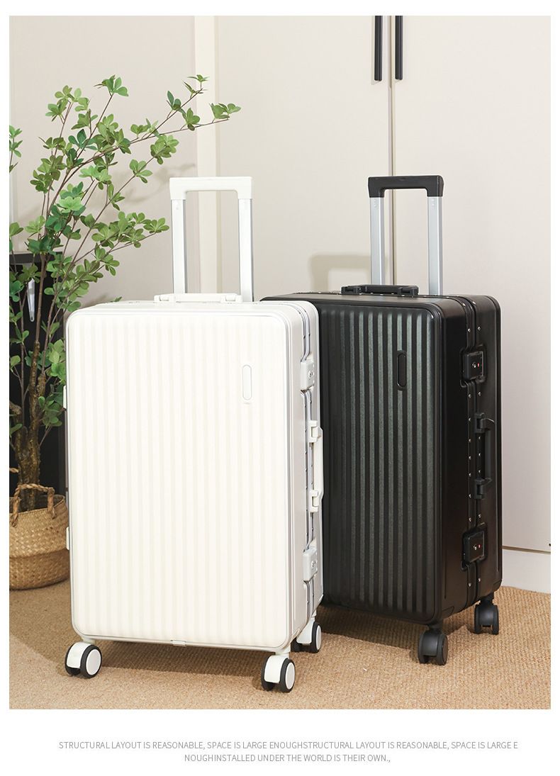 行李箱26寸铝框款20寸旅行箱万向轮学生结实耐用行李箱24寸拉杆箱详情41