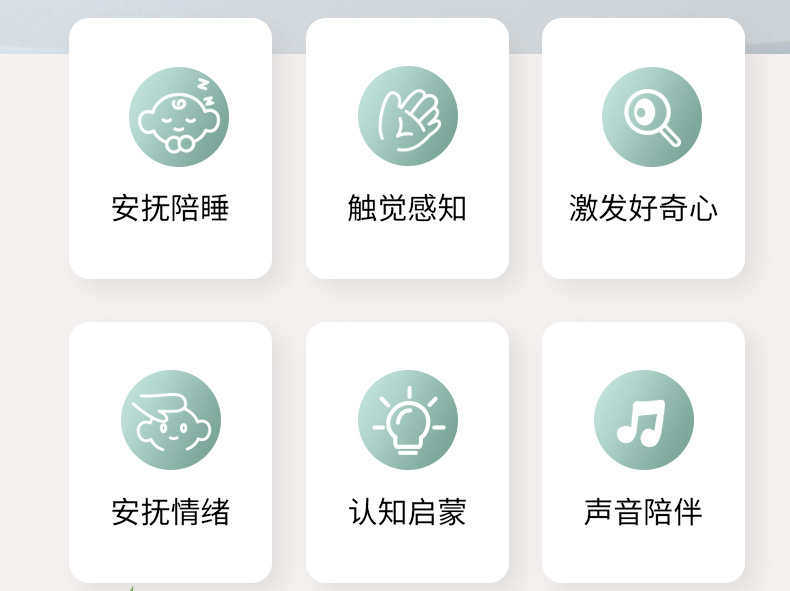 Happymonkey Baby Cartoon Animal Music Bell Music Box, Baby lathe pendant, Soothing bed Bell H168309 pic 3