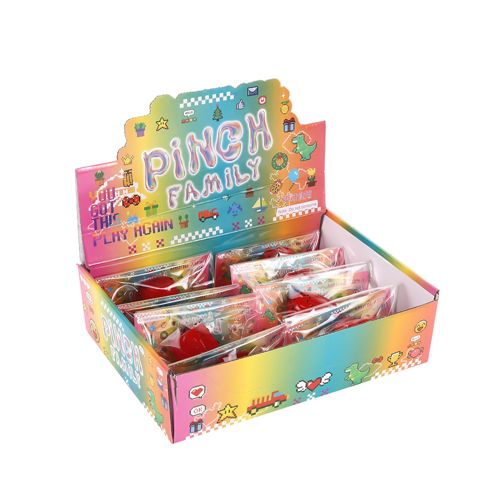 Fun Watermelon Jelly Kneading Fun, a popular imitation pudding, stress-relieving toy, slow rebound, release stress relief, food and play pic 10