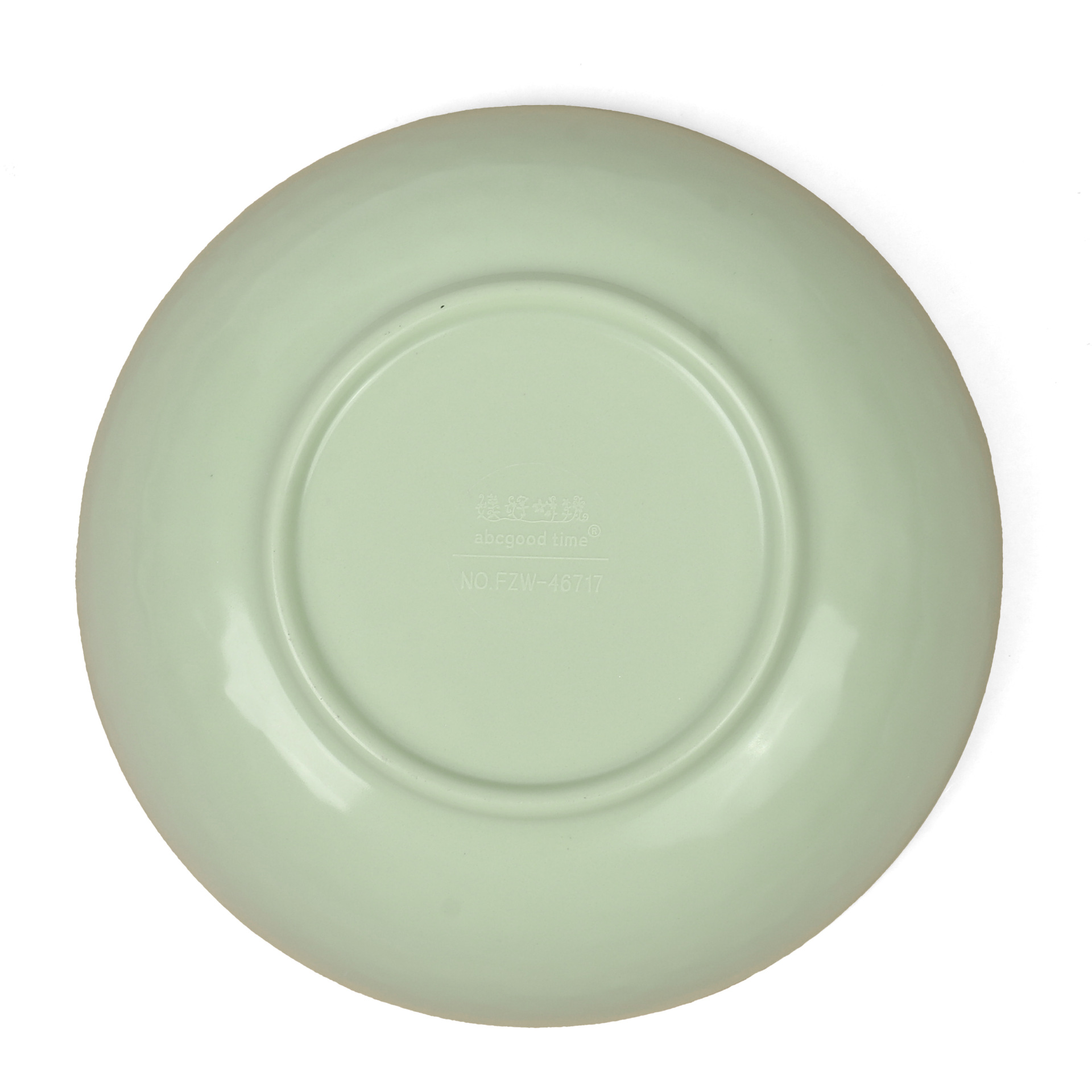 外贸绿色斗碗粥碗防摔仿瓷碗密胺塑料食堂餐厅广口喇叭碗汤碗定制详情11