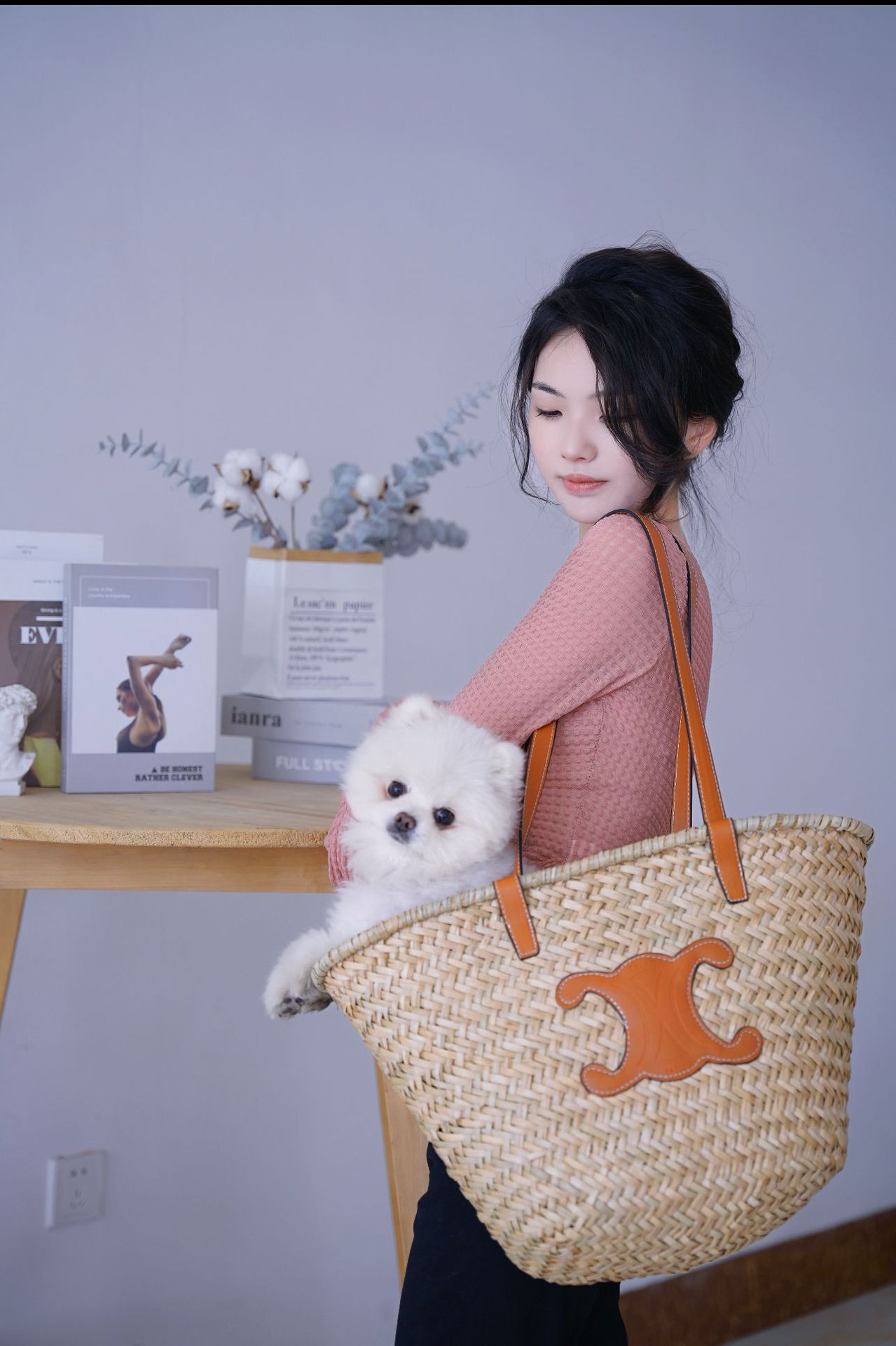 24年草编大容量单肩包度假旅行沙滩包手工编织包拍照打卡包托特包详情2