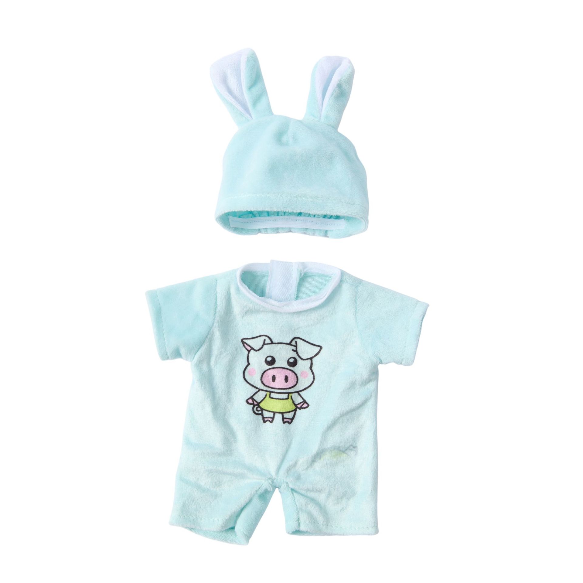The new cross-border 30-centimeter rebirth doll clothing set is a hot seller in foreign trade, featuring vinyl doll dolls and baby clothes pic 4