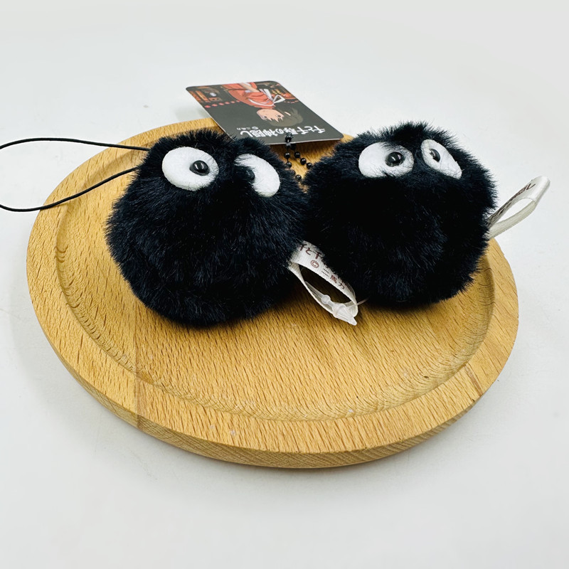 宫崎骏龙猫千与千寻毛绒挂件灰尘精灵公仔玩具布艺可爱摆件礼物详情3