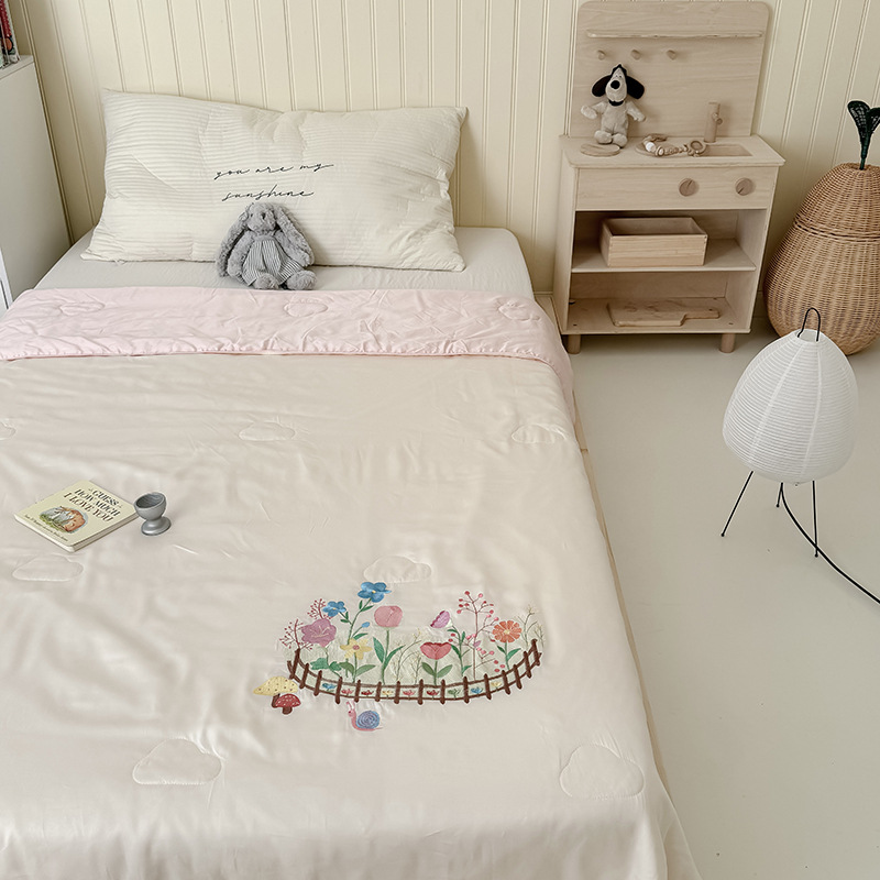 A类亲子款60支兰精天丝儿童夏被婴幼儿空调夏凉被午睡学生薄被子详情22