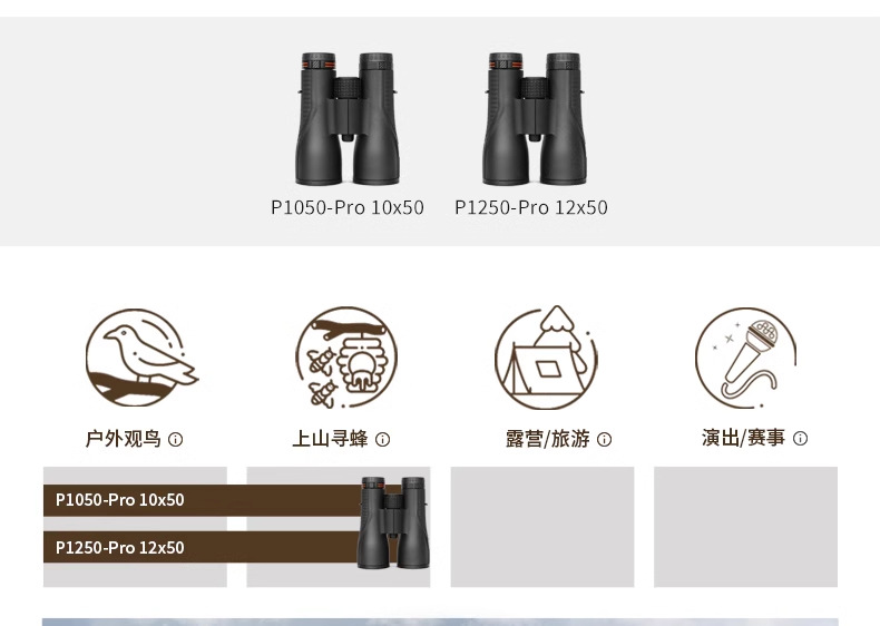 Shuntu Shengtu P1250-Pro ultra-light ED distance and height measurement waterproof binoculars pic 12