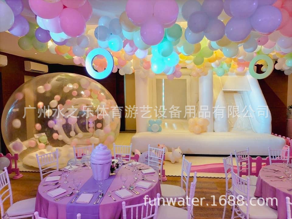 网红星空泡泡屋充气星空顶户外透明充气帐篷露营帐篷充气泡泡屋详情25