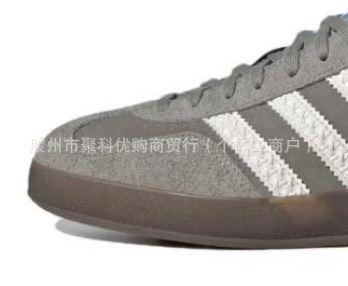 莆田德训鞋女鞋莆田高版本samba纯原百搭校园银色增高厚底红色小详情19