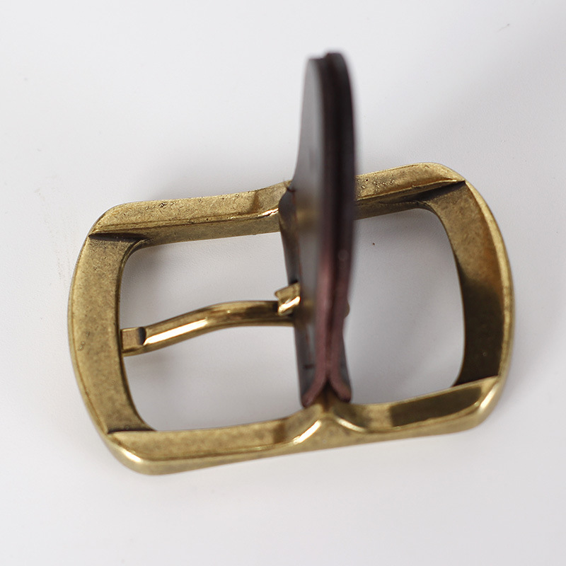 活动款纯黄铜扣头3.8cm实心铜扣子腰带配件服装配饰腰带腰链腰封用详情7