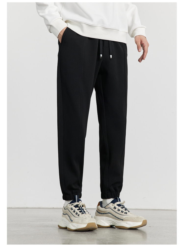 WOOG2005男装2024秋冬季新款抗皱束脚休闲裤男士卫裤运动裤 时尚舒适耐磨男士运动裤详情35