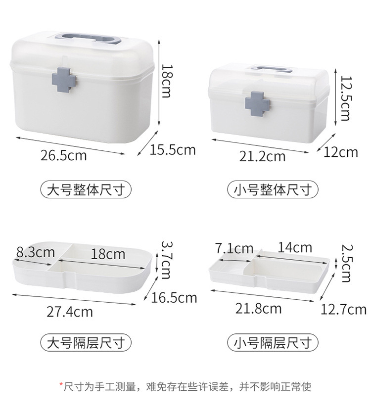 宠物用品家用医药箱宠物药收纳盒宠物药箱大号便携出诊急救医疗箱详情10