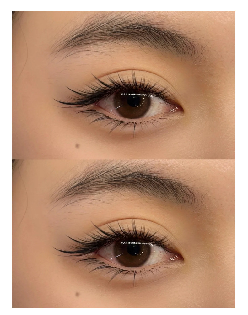 Gege bear, bird and mouse style, glue-free false eyelashes, naturally curled single tuft segmented eyelashes pic 21