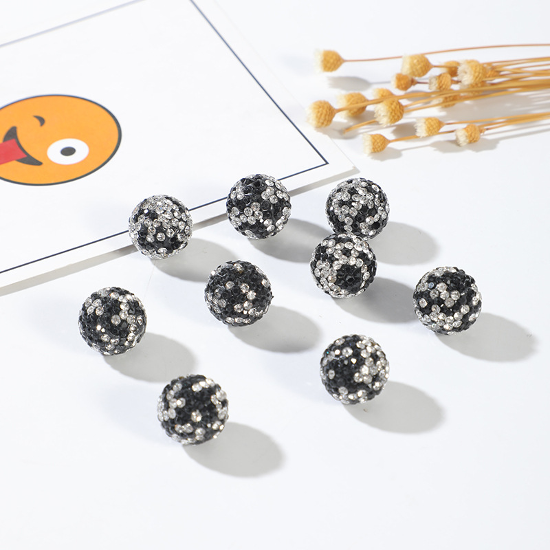 16mm high-density starry diamond balls, mobile phone chains, bag chains, accessories, beaded pen accessories, beads pic 4