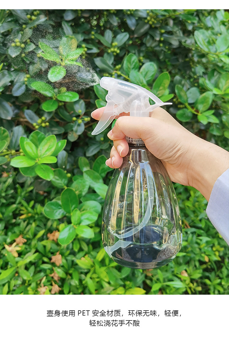 新款喷壶园艺花卉小喷壶浇花壶喷雾壶家用手压式喷水84消毒水喷瓶详情9