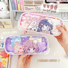 网红台式双面镜子双面旋转化妆镜学生宿舍梳妆镜卧室透明补妆镜子详情15