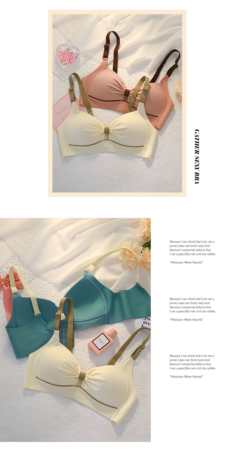 T跨境热销夏季无痕内衣小胸聚拢薄款文胸防下垂美背无钢圈软内衣详情12