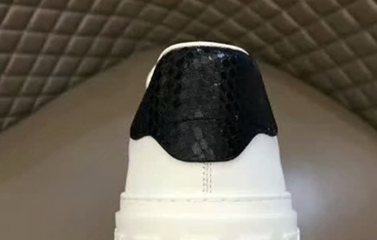 真皮男板鞋欧洲站拼色系带小白鞋平底牛皮防臭黑色时尚休闲单鞋潮详情32