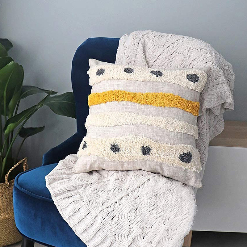 The pillow cover features printed patterns with logos, and the towel is embroidered with stickers. The pillow is custom-made with a simple and creative design for car use pic 2