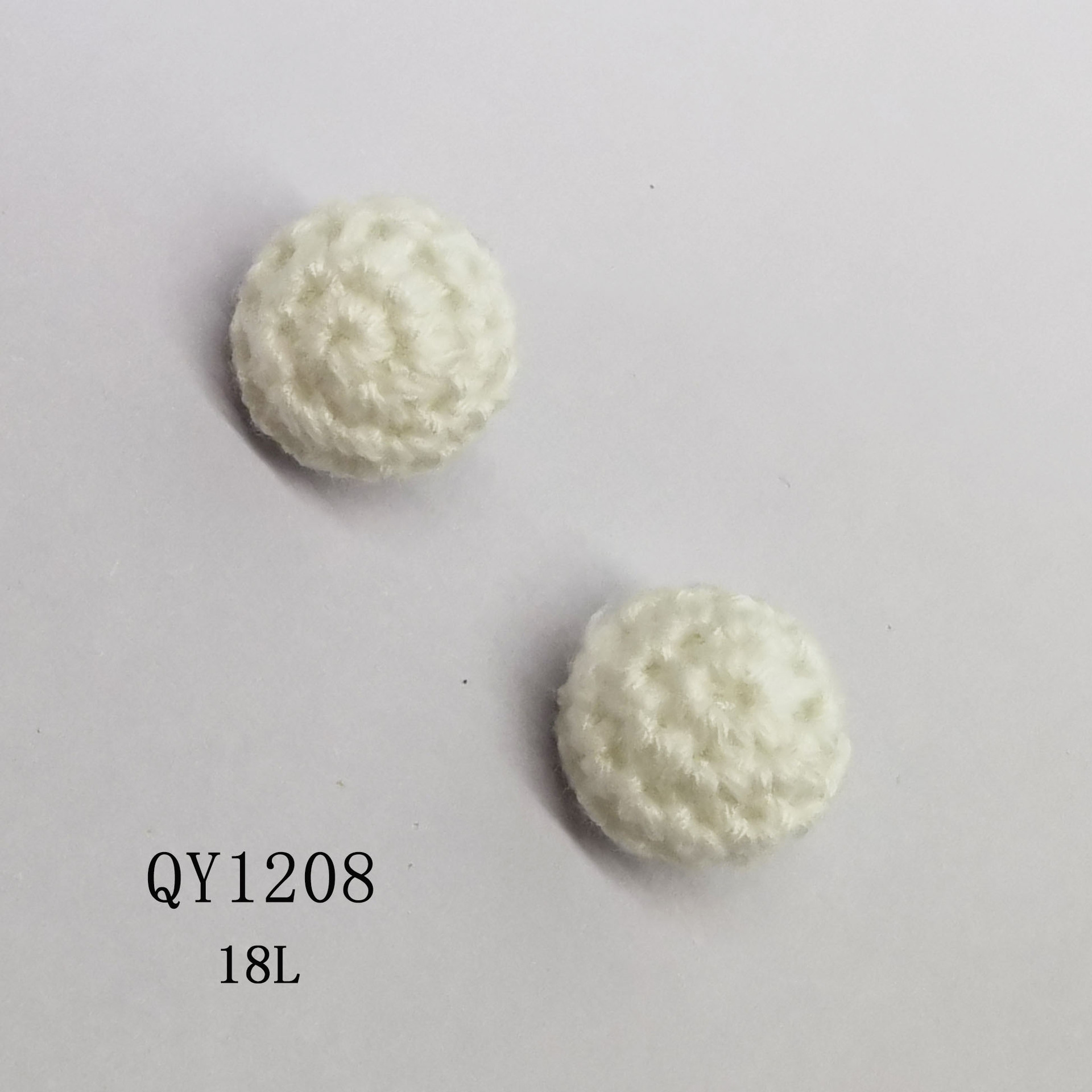 国潮风手勾渐变色毛线纽扣连衣裙毛衣DIY手工纽扣详情7