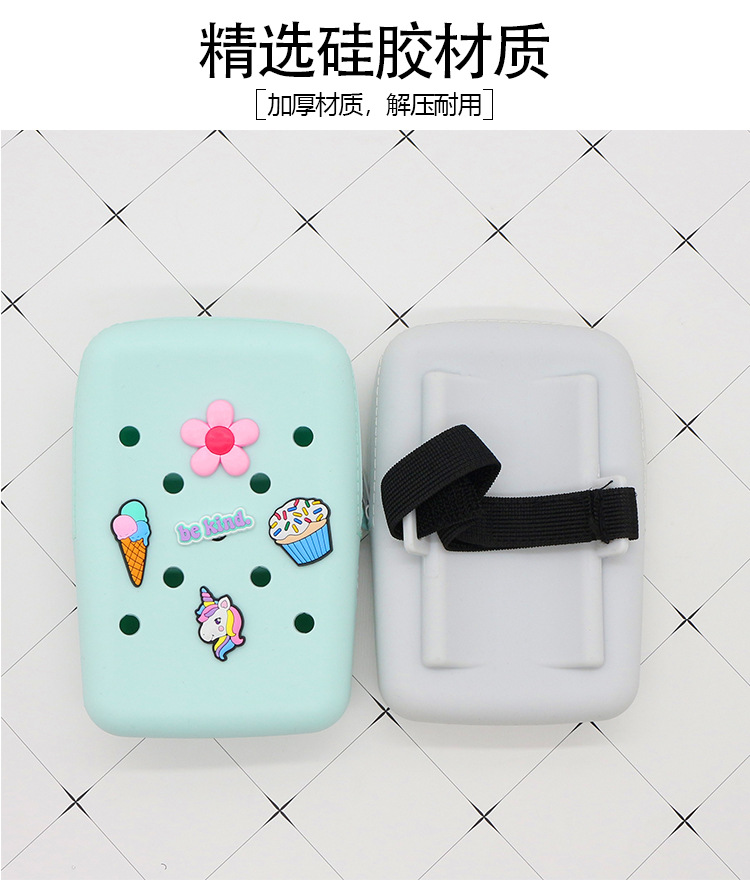 Cross-border bestsellers: stanley water Cup Silicone hole Bag, 40oz Ice Cup, loose change bag, outdoor exercise arm bag pic 8