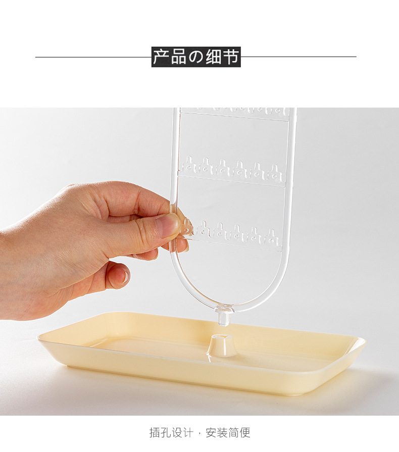 项链收纳架饰品耳环置物架2023新款高档精致首饰盒戒指耳环展示架详情10