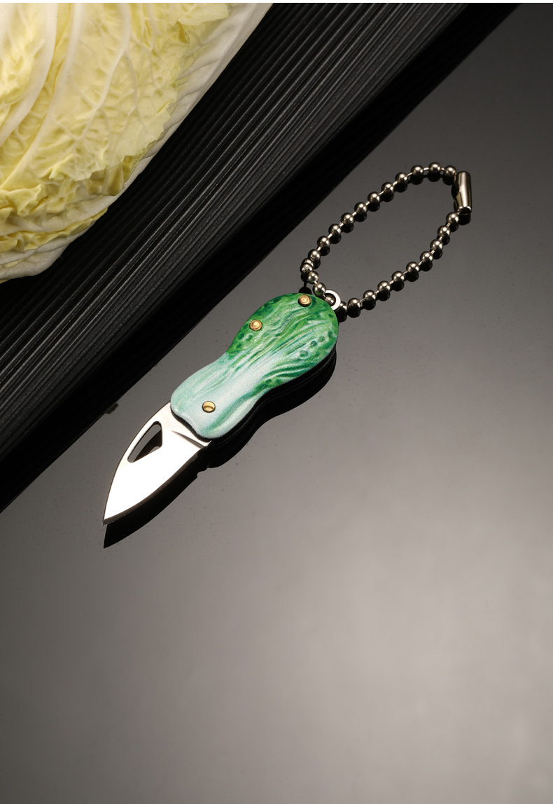 Mini outdoor folding knife, portable folding knife, stainless steel 3D embossed edc portable knife, parcel opening pocket knife pic 18