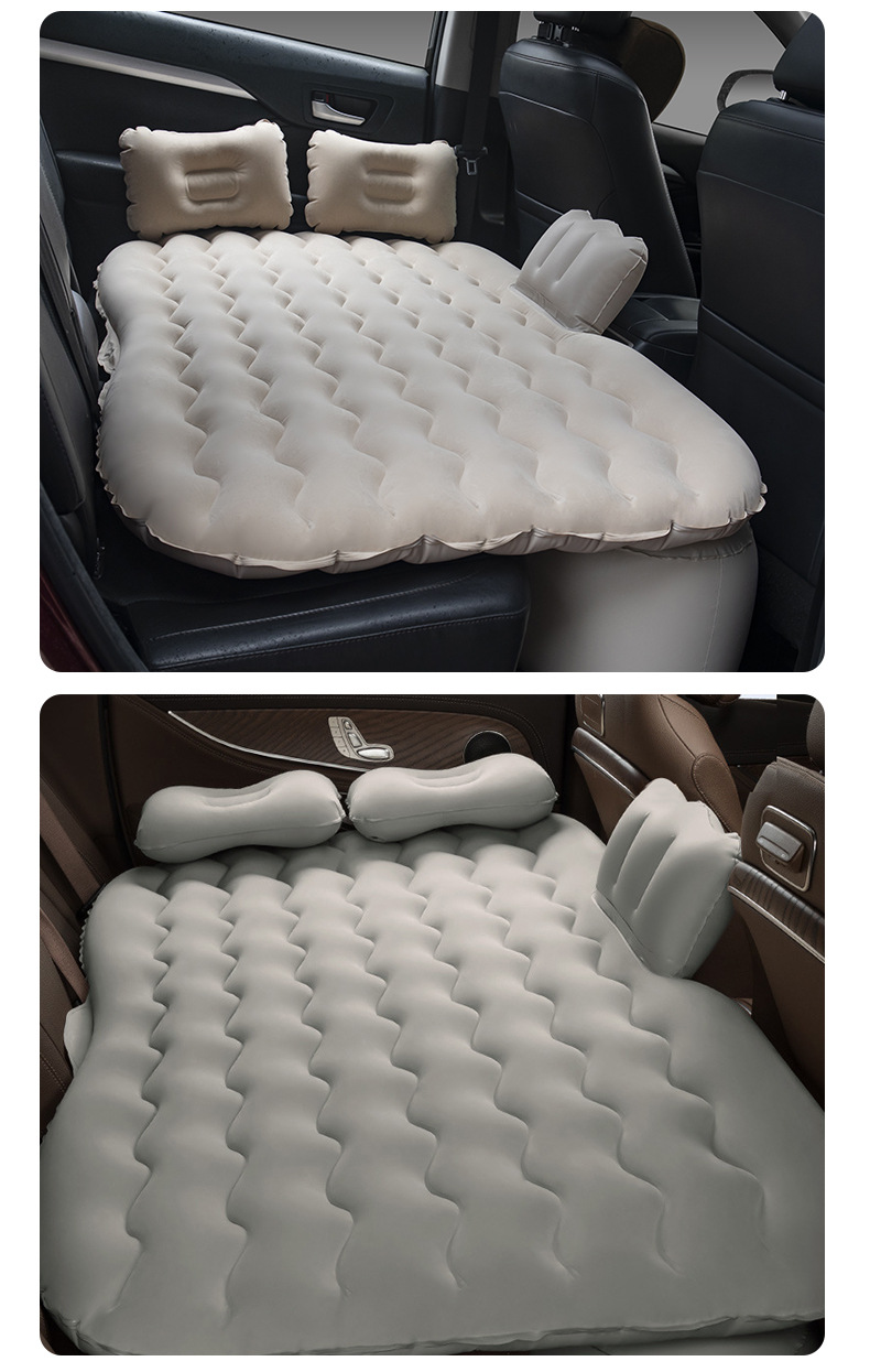 工厂现货汽车充气床pvc植绒车载充气床家用轿车旅行车载后排睡垫详情21