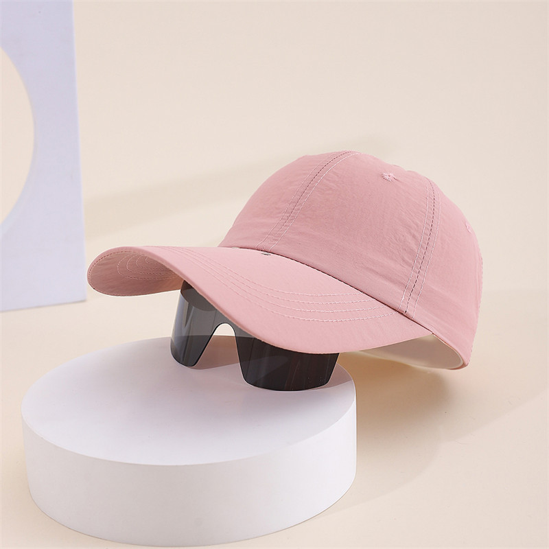 Spring and summer new baseball cap, quick-drying cap, extended brim with sunshade, dual-purpose lightweight sun protection cap, sports fishing cap pic 7
