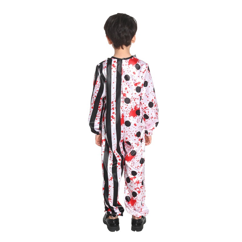 The Haunting Clown cosplay one-piece costume Halloween horror role-playing stage performance costume B-0302 pic 5